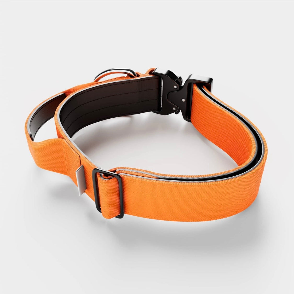 Orange - 5cm Combat® Collar | With Handle & Rated Clip