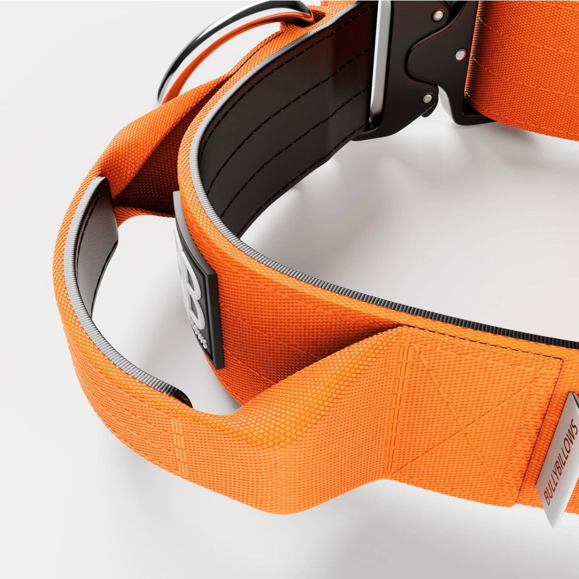 Orange - 5cm Combat® Collar | With Handle & Rated Clip