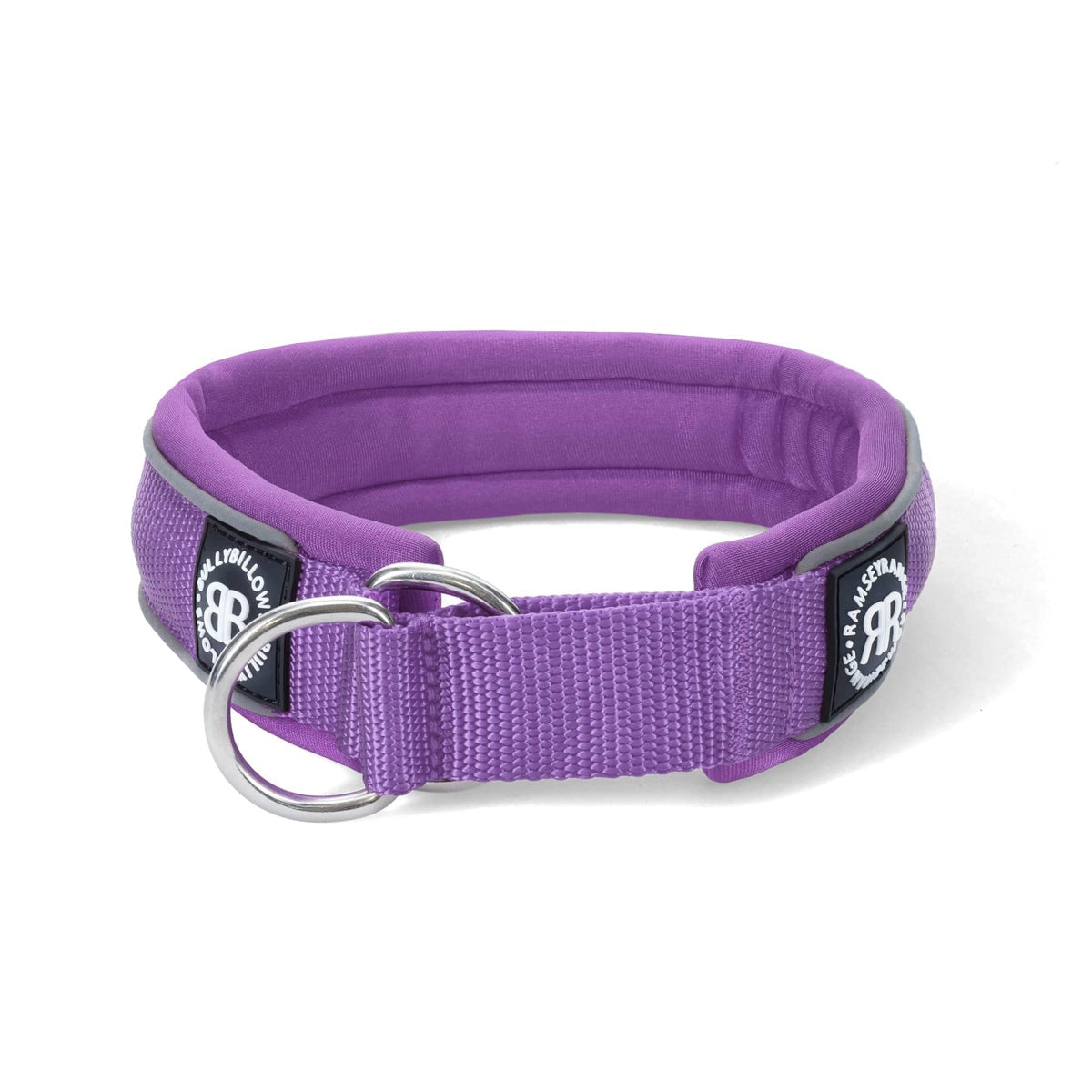 4cm Slip on Collar | Soft Padded & Reflective - Purple v2.0