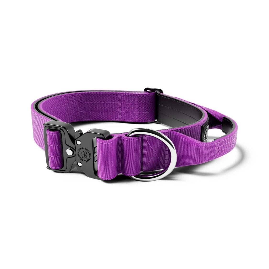 Purple - 4cm Combat® Collar | With Handle & Rated Clip