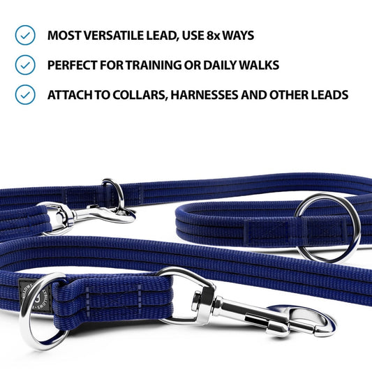 Blue - Training Double Ended Dog Lead | 2m Length