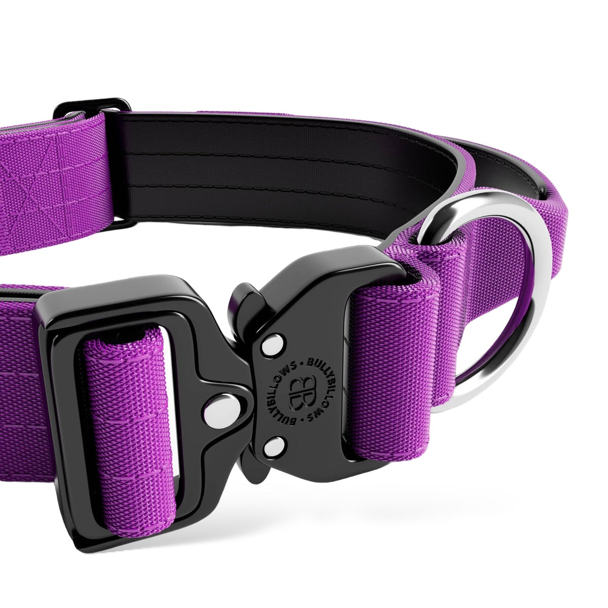 Purple - 4cm Combat® Collar | With Handle & Rated Clip