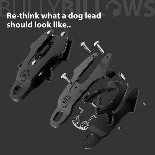 Red - Swivel Combat Lead | Anti-Tangle & Secure Clip