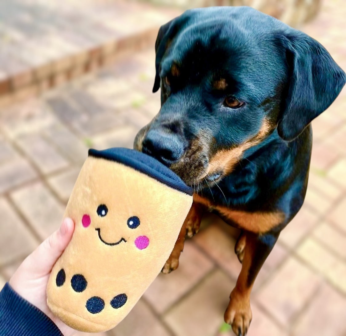 NomNomz Boba Milk Dog Toy