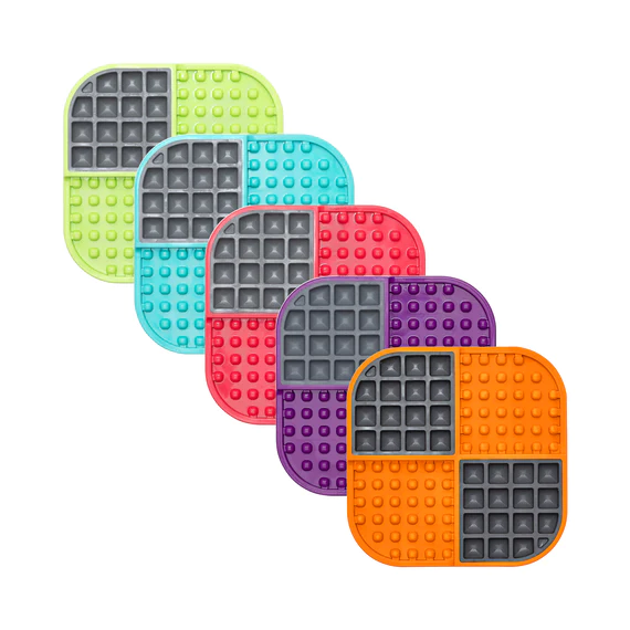 SloMo Wet & Dry Combo Slow Feeder Lick Mat