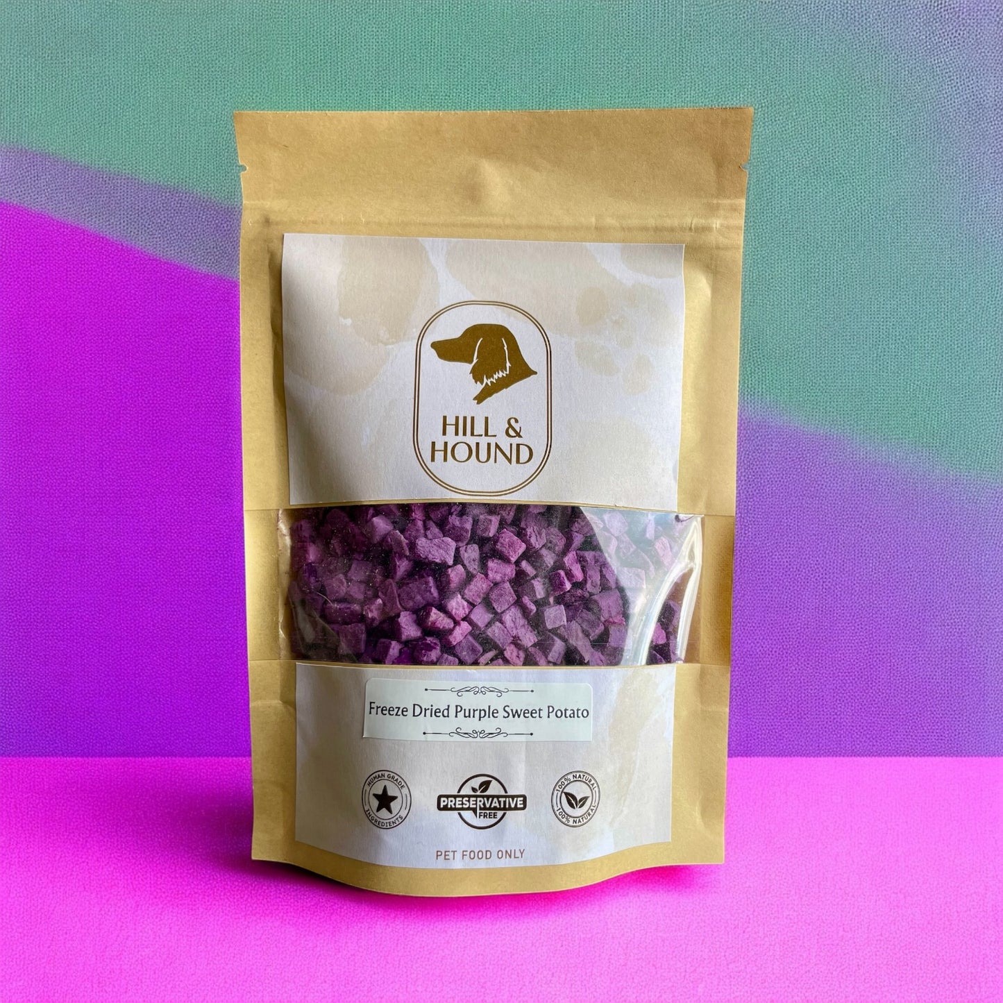 Freeze-Dried Purple Sweet Potato Cubes