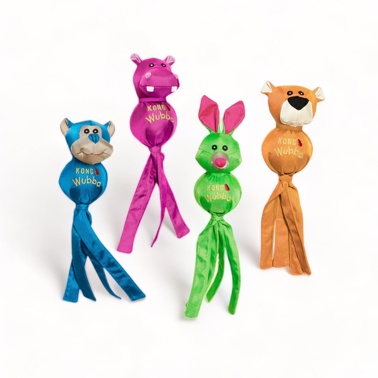 KONG® Wubba™ Friends Ballistic Interactive Assorted Tug Dog Toy w/Squeaker - Assorted Sizes