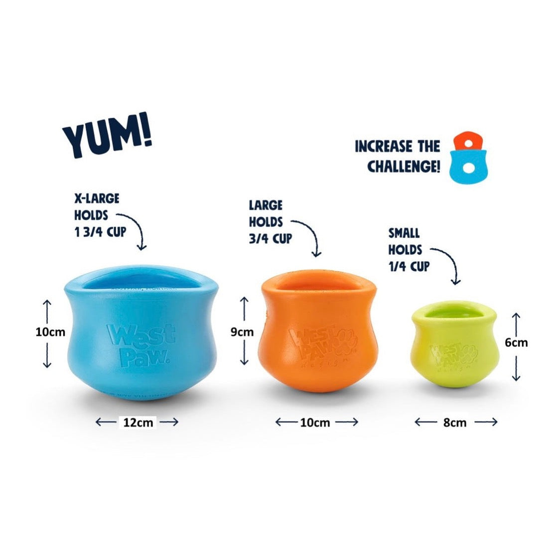 Toppl Slow Feeder Dog Bowl - Assorted Colours