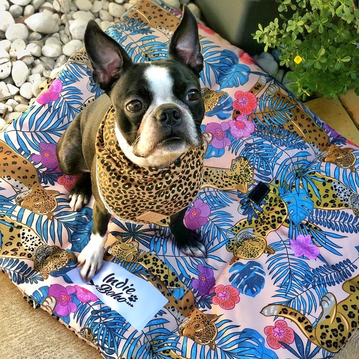 Leopard Luxe Dog Travel Mat - Harvey & Lola