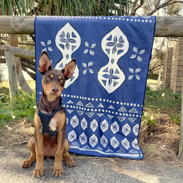 Noosa Nights Dog Travel and Bath Towel - Harvey & Lola