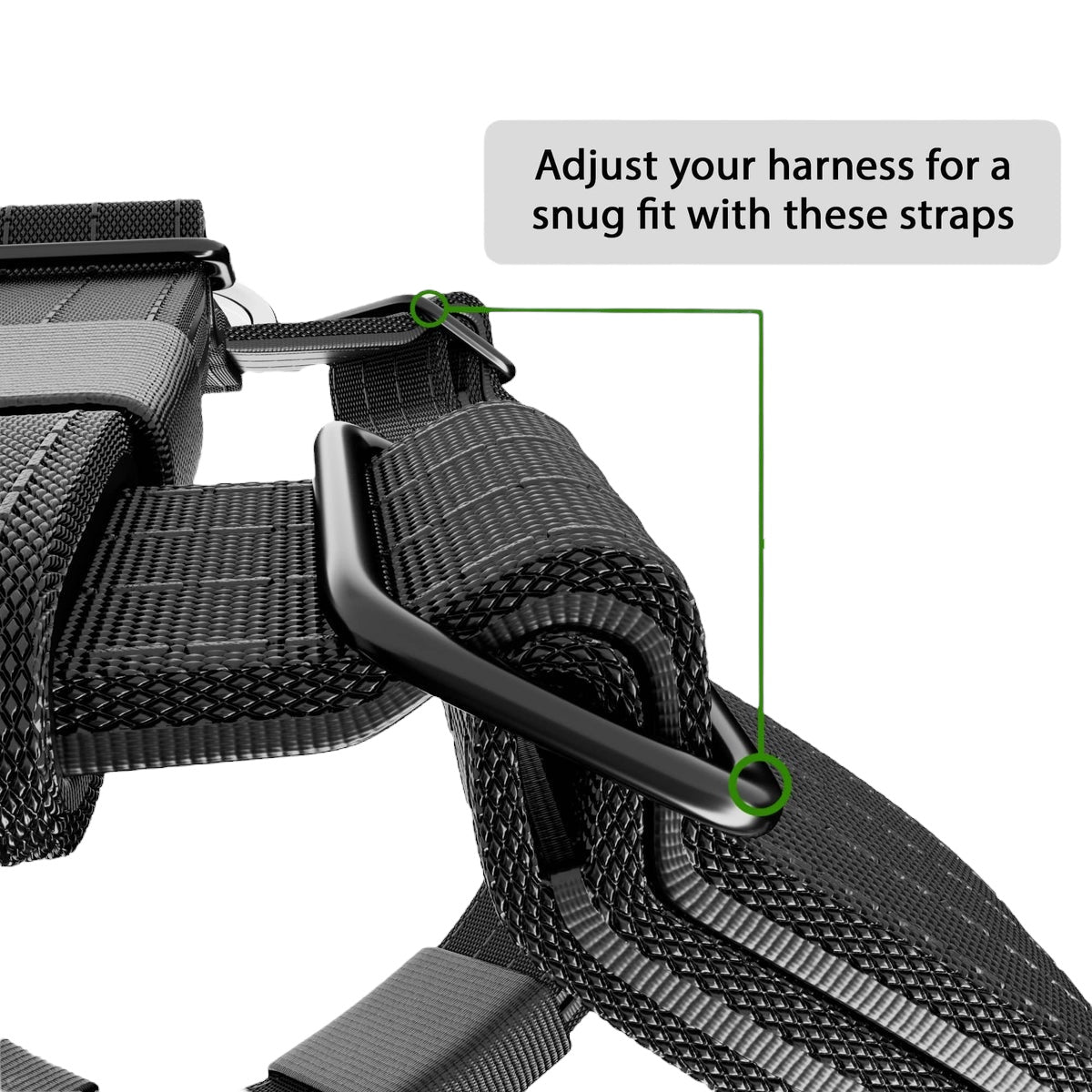 TRI-Harness® | Anti-Pull, Adjustable & Durable - Dog Trainers Choice - Black v2.0