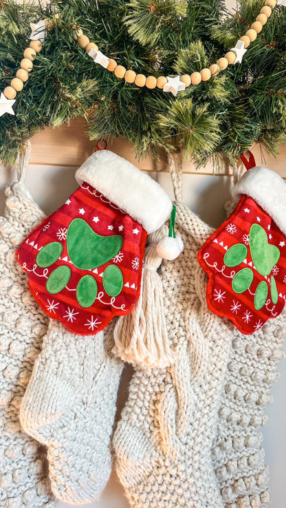 Christmas Paw Stocking