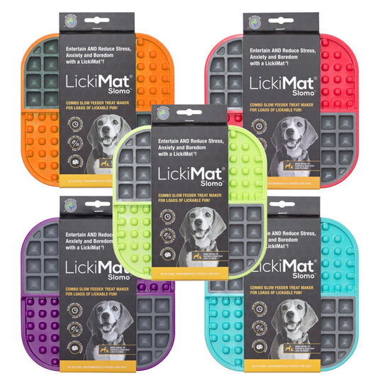 SloMo Wet & Dry Combo Slow Feeder Lick Mat