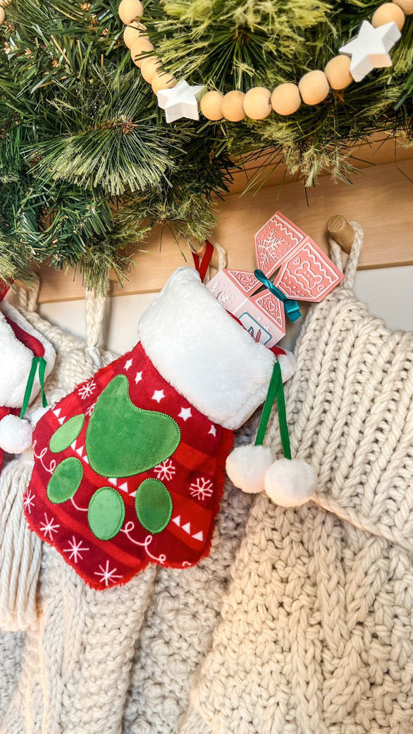 Christmas Paw Stocking