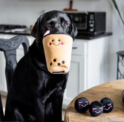 Boba Milk Tea Interactive Burrow Dog Toy