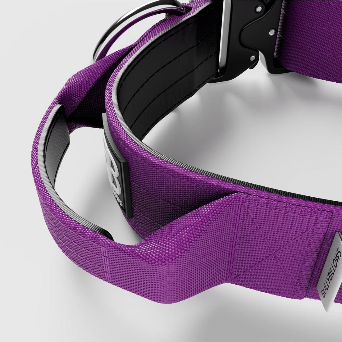 5cm Combat® Collar | With Handle & Rated Clip - Purple v2.0