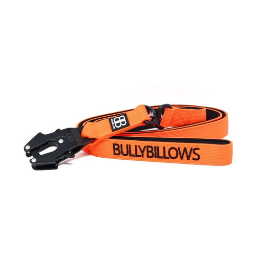 1.4m Swivel Combat Lead | Neoprene Lined, Secure Rated Clip with Soft Handle - Orange