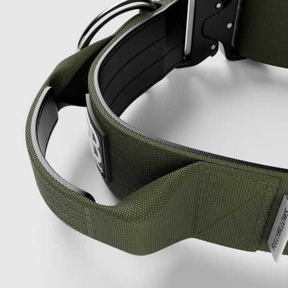 5cm Combat® Collar | With Handle & Rated Clip - Khaki v2.0