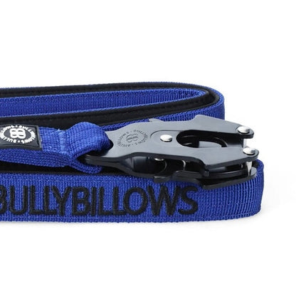 1.4m Swivel Combat Lead | Neoprene Lined, Secure Rated Clip with Soft Handle - Blue