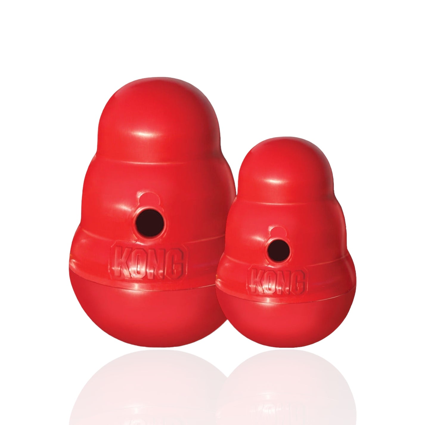 KONG® Wobbler® Mental Stimulating Slow Feeder Harvey & Lola Premium Pet Supplies