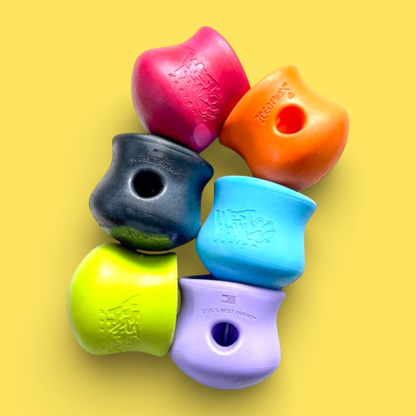 Toppl Slow Feeder Dog Bowl - Assorted Colours