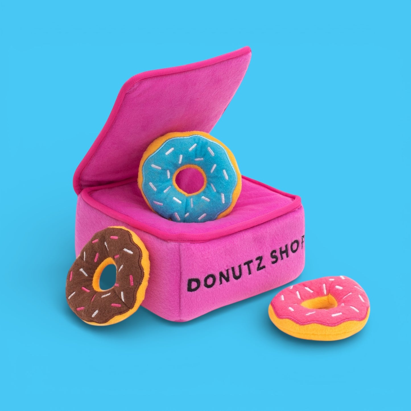 Donutz Box Interactive Burrow Dog Toy