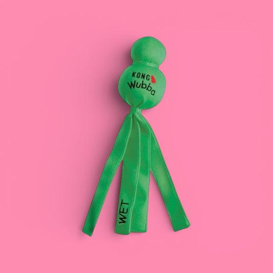 KONG® Wet Wubba™ Tug Dog Toy - Assorted Colours