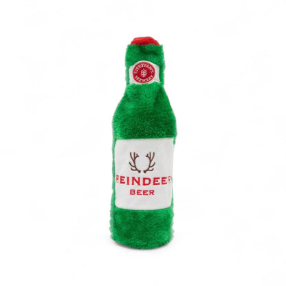 Reindeer Beer Christmas Happy Hour Crusherz Squeaker Dog Doy