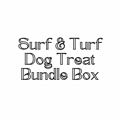 ‘Surf & Turf’ Dog Treat Bundle Box