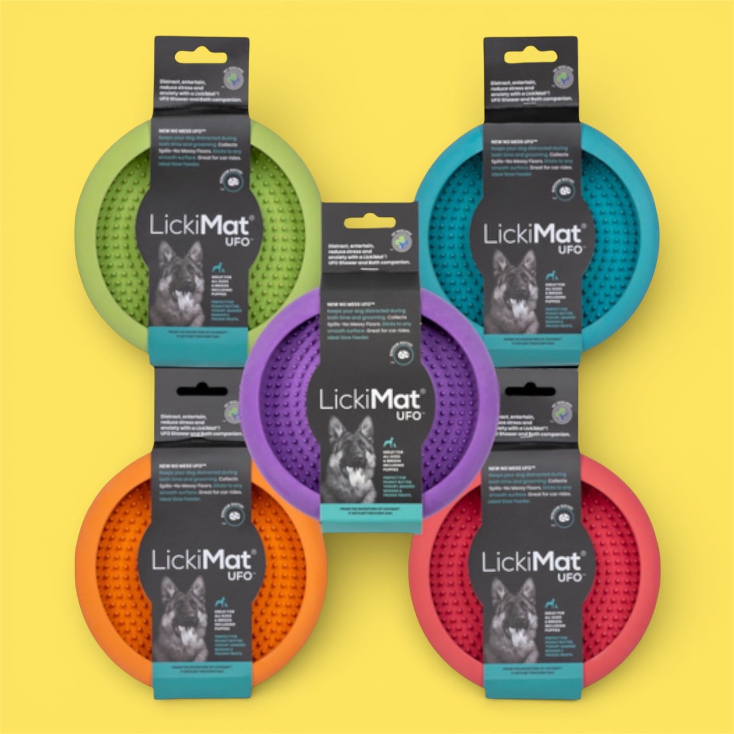 UFO Slow Feeder Suction Dog Bowl