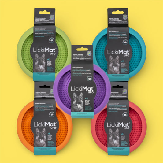 UFO Slow Feeder Suction Dog Bowl