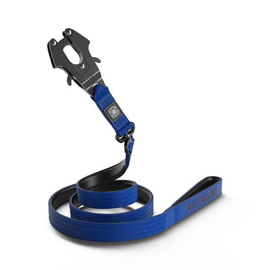 1.4m Swivel Combat Lead | Neoprene Lined, Secure Rated Clip with Soft Handle - Blue