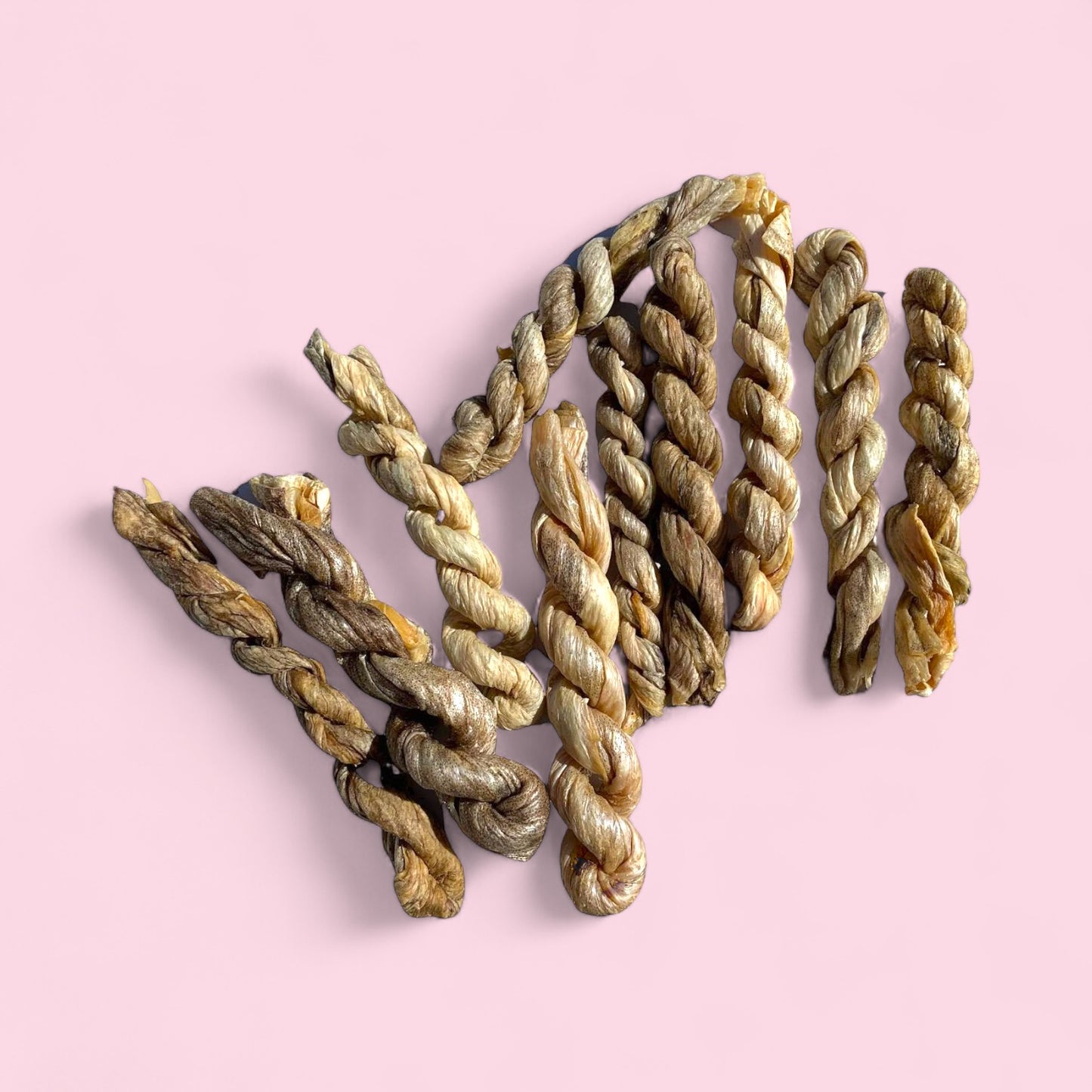 Candy Cane Fish Twists Holiday Dog Treats