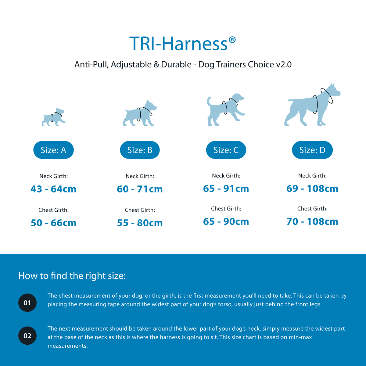 TRI-Harness® | Anti-Pull, Adjustable & Durable - Dog Trainers Choice -  Purple v2.0
