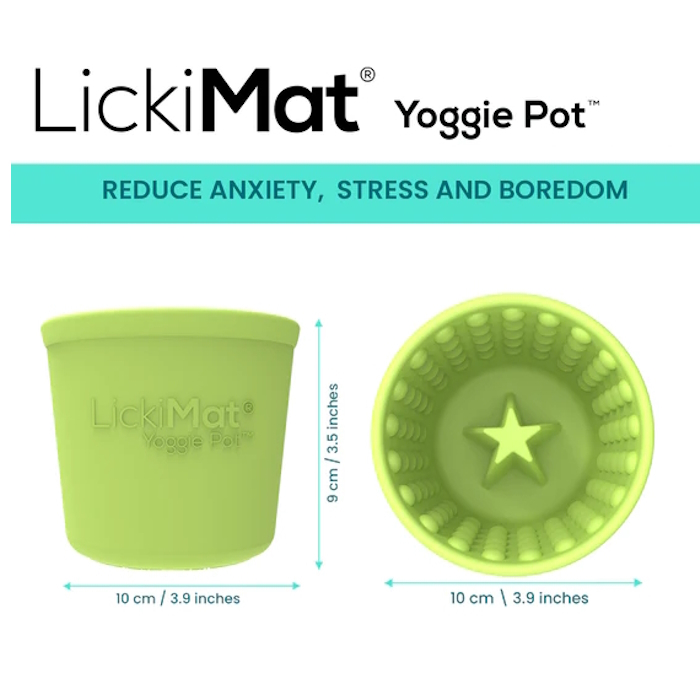 Yoggie Pot Slow Feeder Dog Bowl