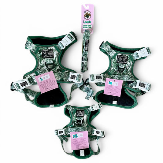 Lost In Paradise All Rounder Dog Harness or Dog Leash - Assorted Sizes