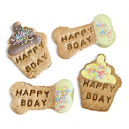 Birthday Cookie Dog Biscuits