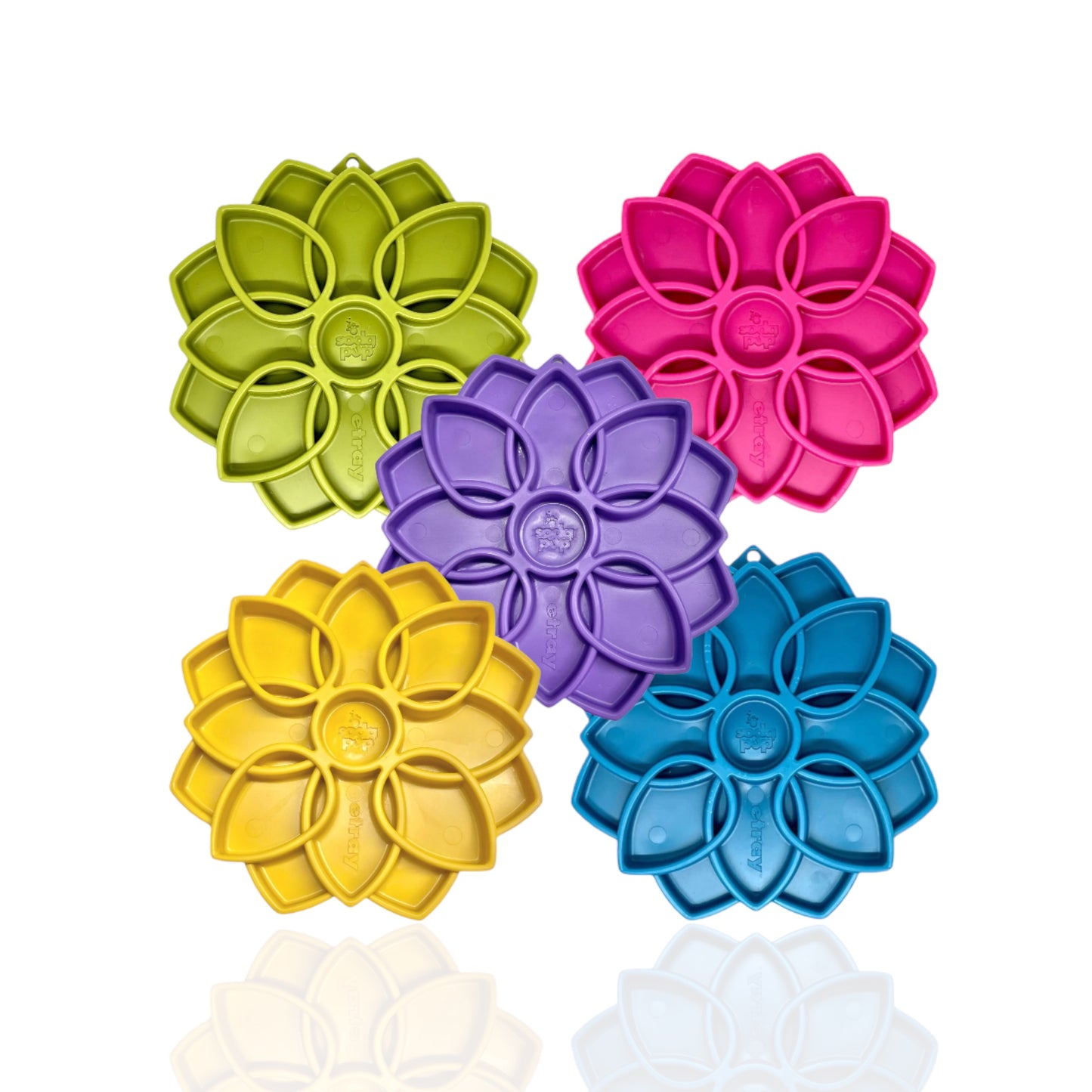 Mandala Slow Feeder eTray - Assorted Colours