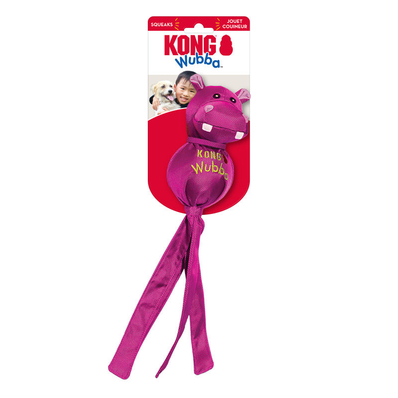 KONG® Wubba™ Friends Ballistic Interactive Assorted Tug Dog Toy w/Squeaker - Assorted Sizes